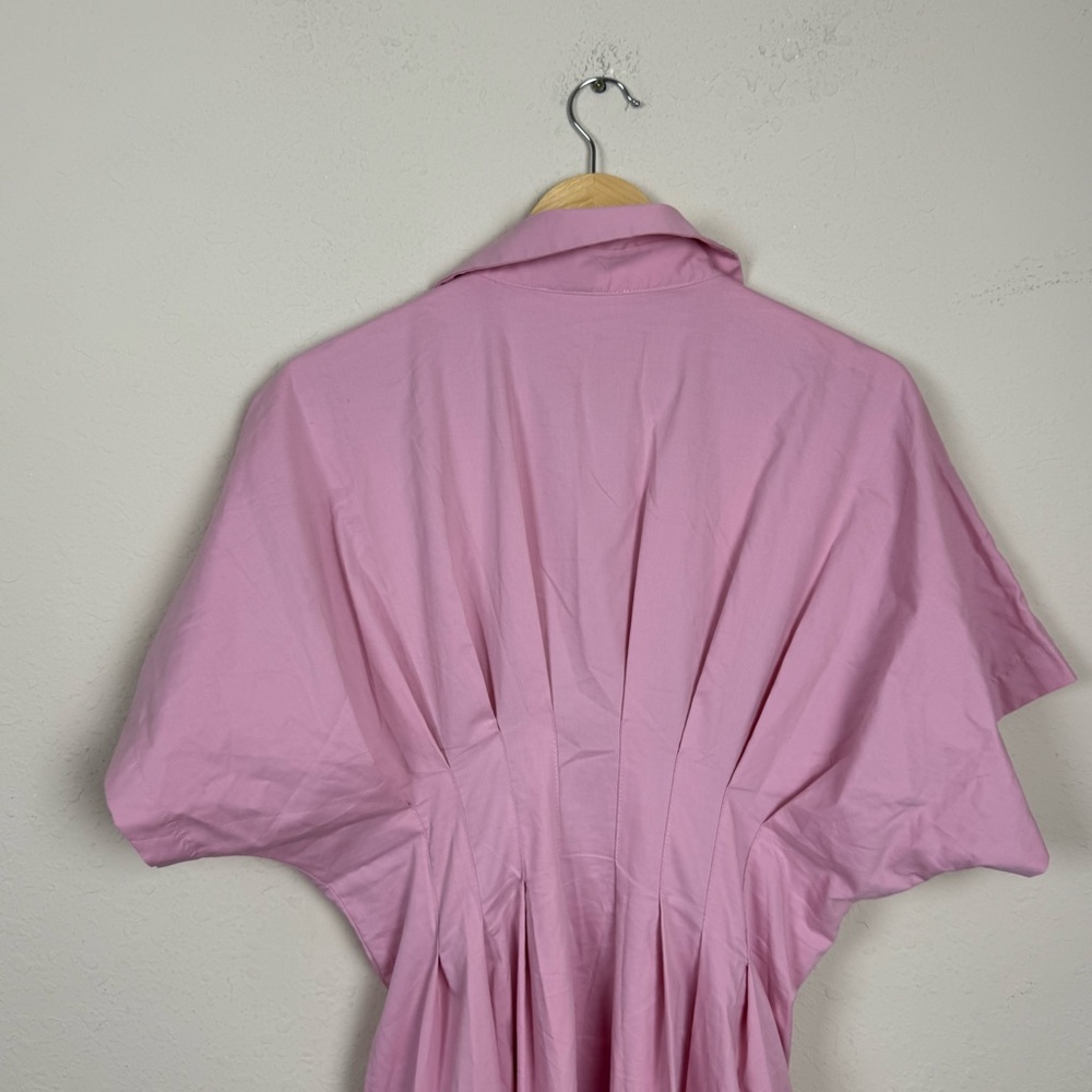 Anthropologie Pink and Burgundy Tobie Dress - Picture 8 of 10